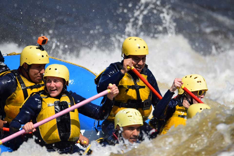 Family fun and adventure at Amuri Jet white water rafting
