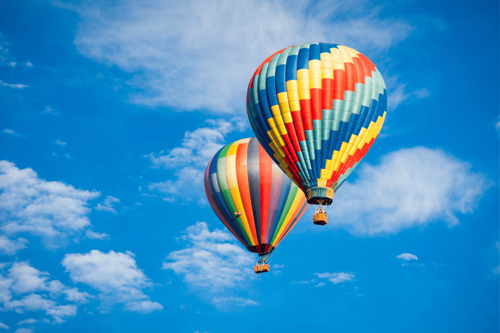 Hot air balloon rides