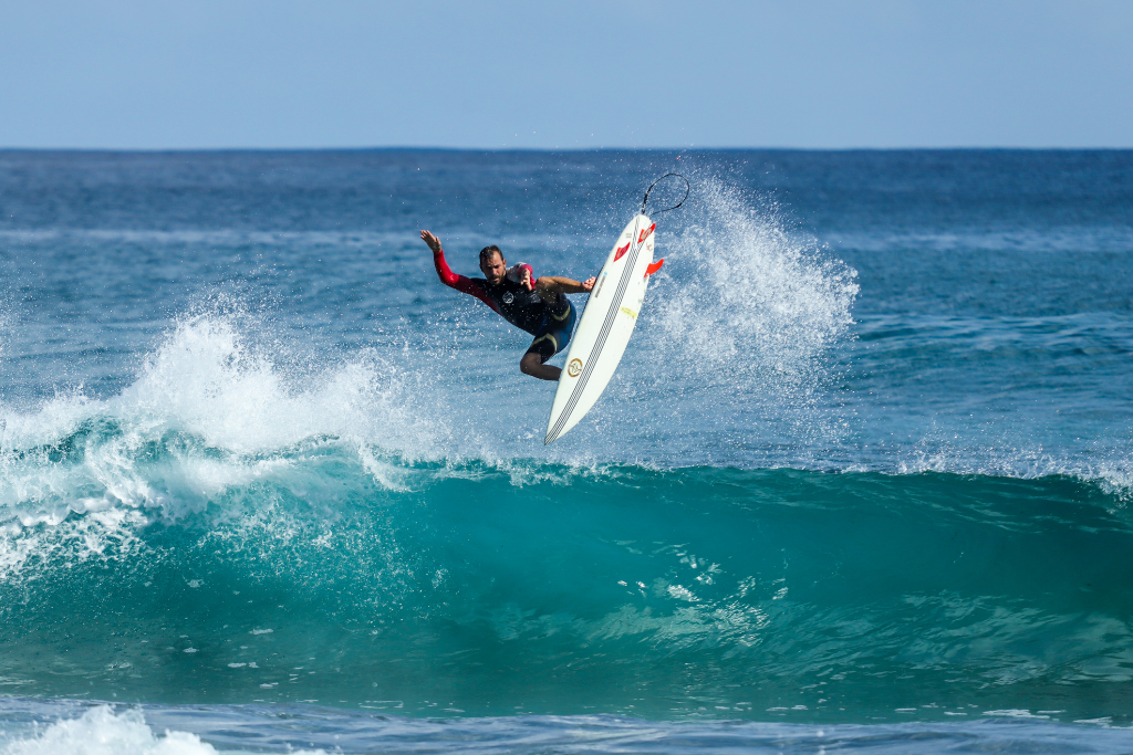 Surfing in Raglan