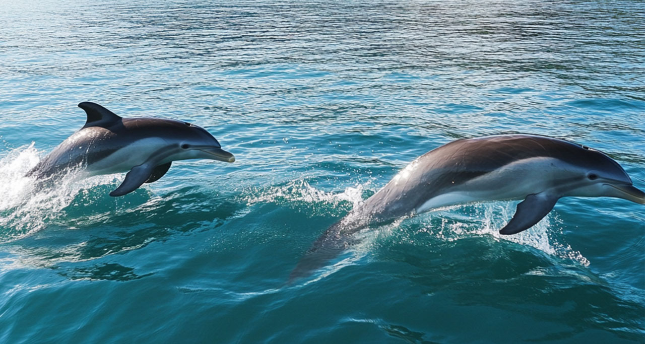 Dolphin watching in Akaroa Harbour