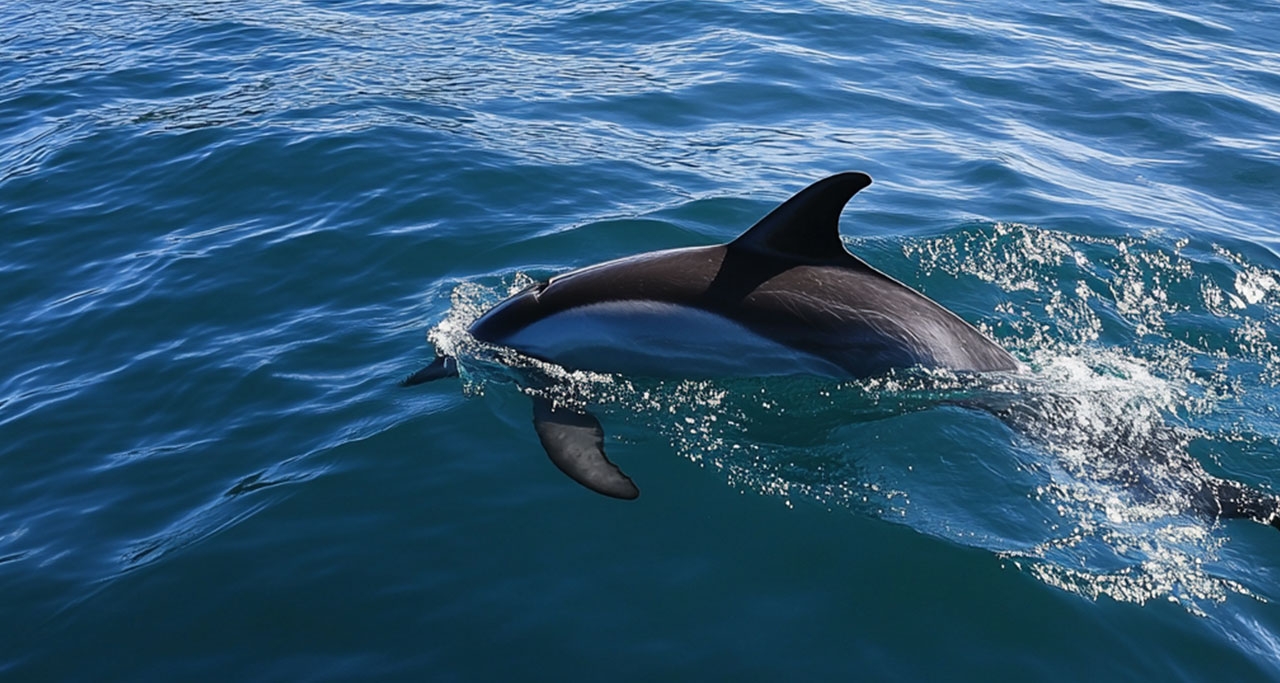 Dolphin watching in Auckland