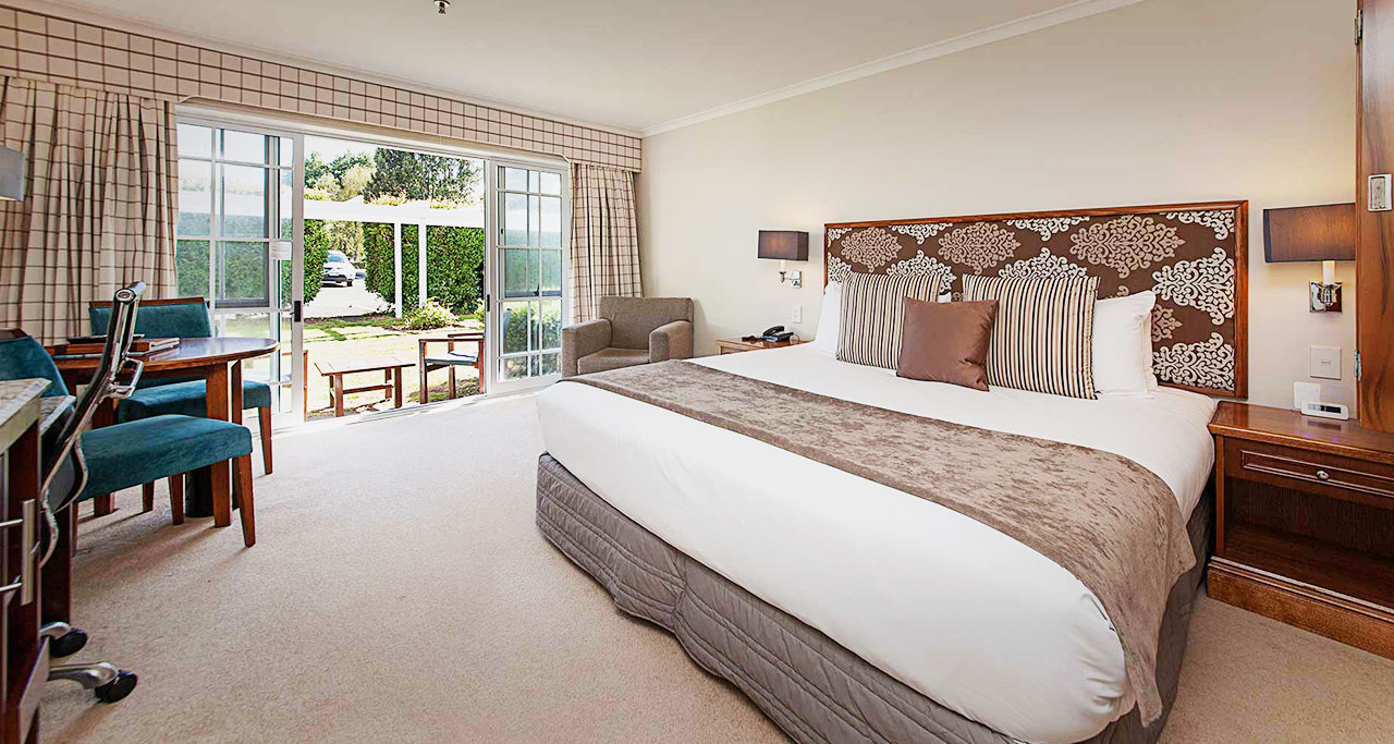 Bedroom at VR Rotorua Lake Resort 